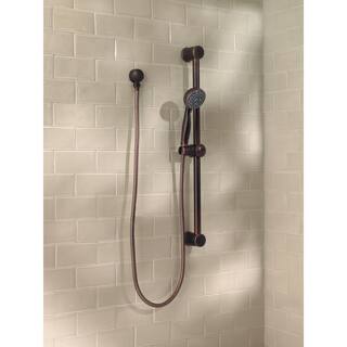 Pfister 3-Spray Hand Shower with Wall Bar in Rustic Bronze LG16-300U