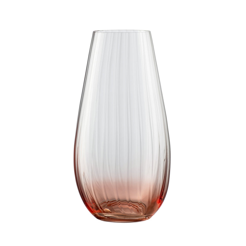 Galway Crystal Erne 9.5 Vase Blush