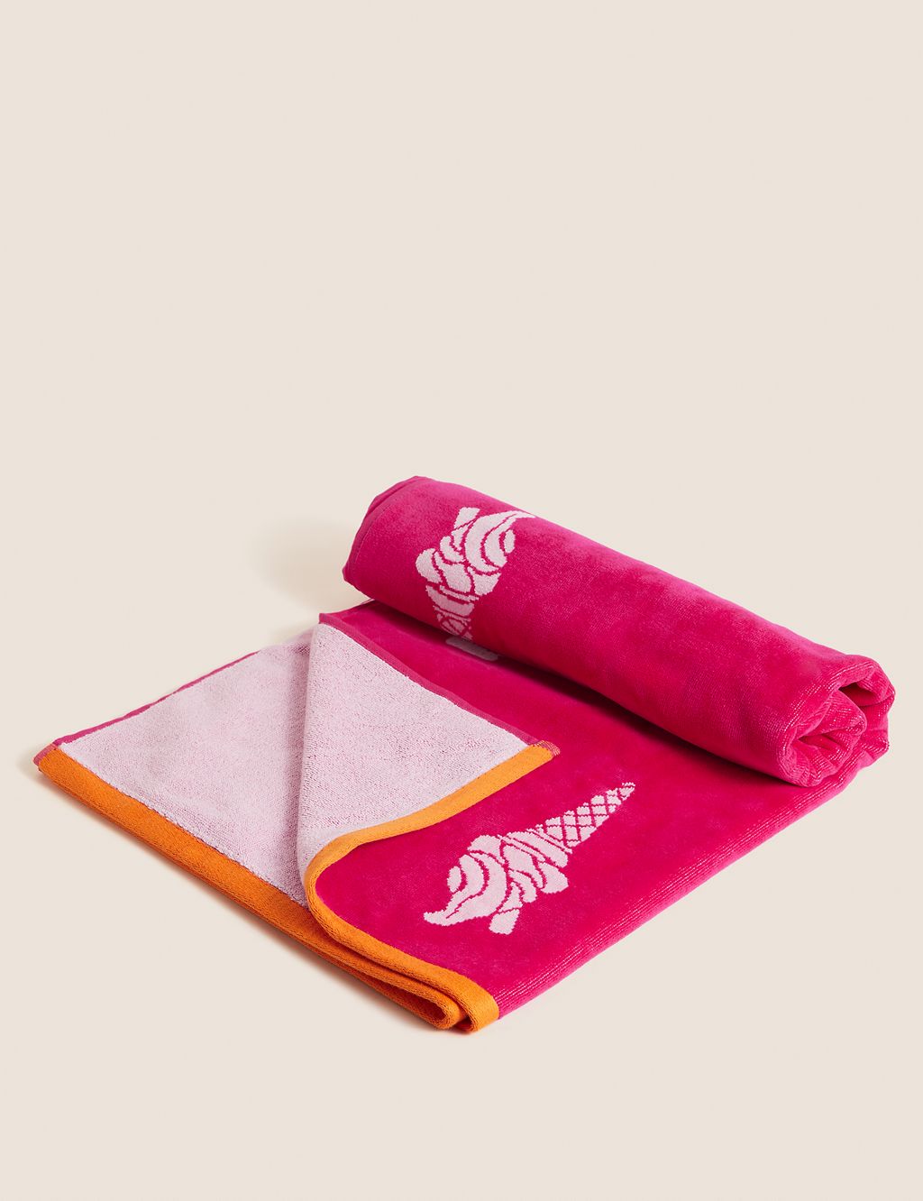 Pure Cotton Ice Cream Beach Towel