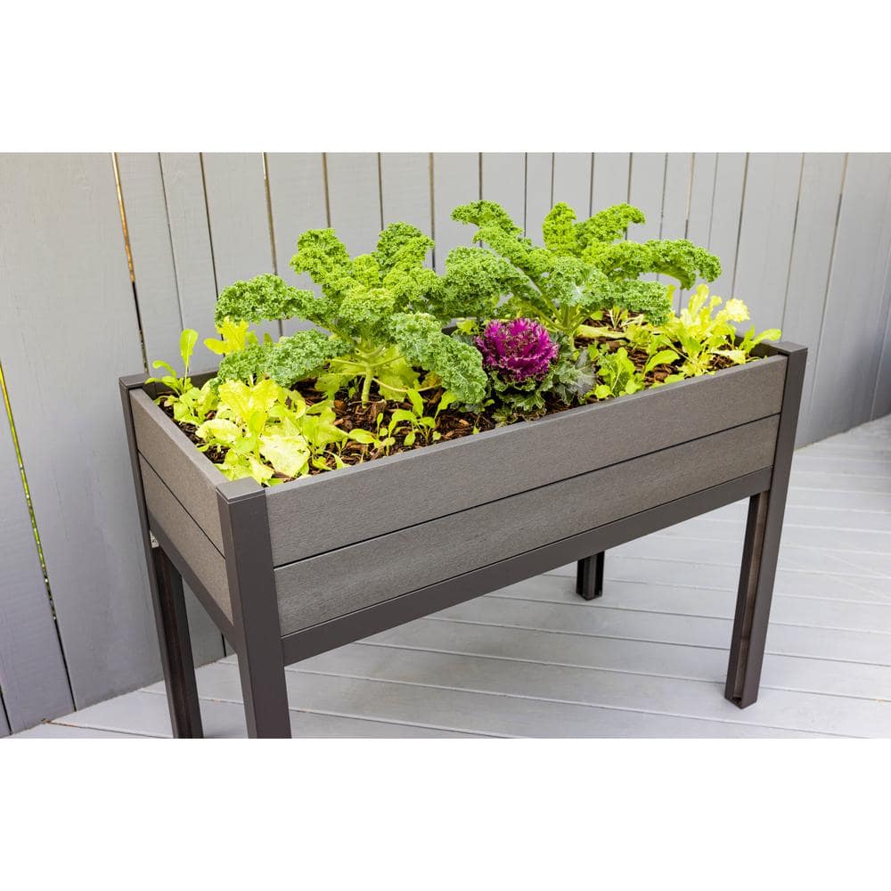 Frame It All The Elevated Escape 24in x 48in x 34.5in Elevated Garden Bed 900001215