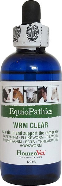 HomeoVet EquioPathics WRM Clear Horse Dewormer