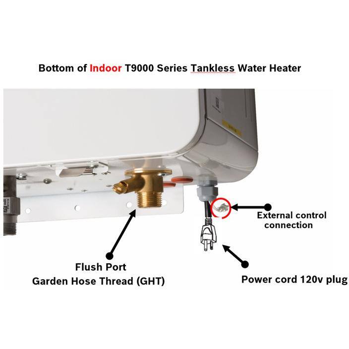 Bosch Greentherm T9800 SE199 - 11.2 GPM Residential Natural Gas or Liquid Propane High Efficiency Gas Tankless Water Heater 7736503581