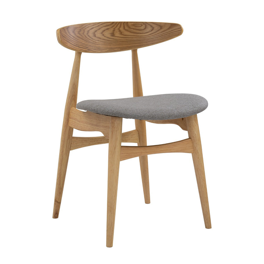 Tricia Dining Chair - Oak & Grey