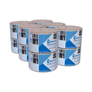 Knauf Insulation R-30 EcoRoll Unfaced Fiberglass Insulation Roll 10 in x 23 in. x 22 ft. (12-Rolls) 689972