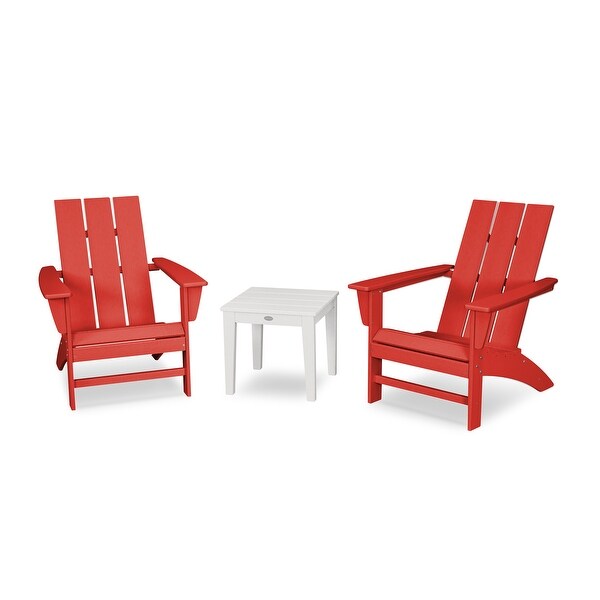 POLYWOOD Modern Adirondack 3Piece Set