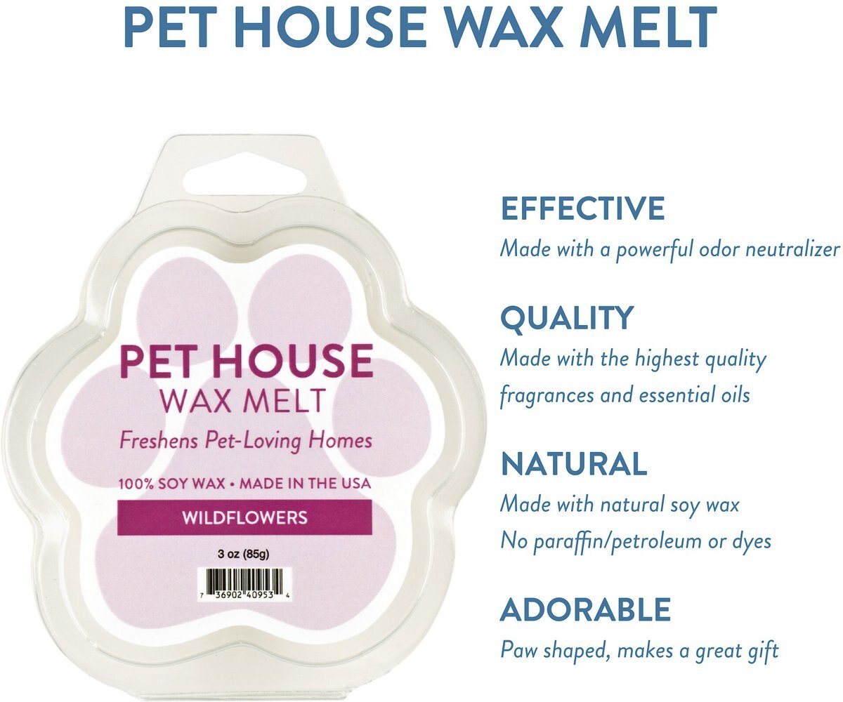 Pet House Wildflowers Natural Soy Wax Melt