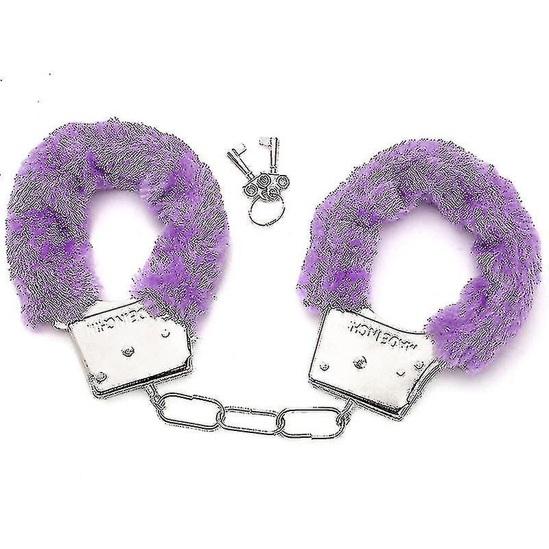 Metal Handcuffs With 2 Keys For Cosplay Police Role-play Toy