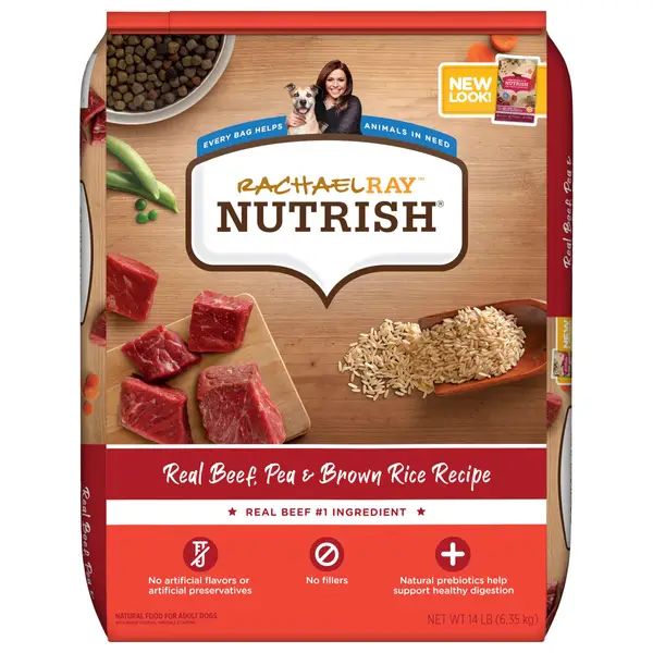 Rachael Ray Nutrish Real Beef， Pea and Brown Rice Recipe Dry Dog Food