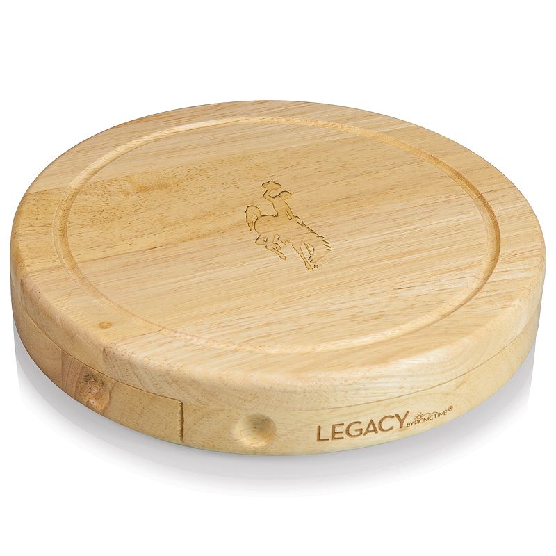 Wyoming Cowboys Brie Cheese Cutting Board Set