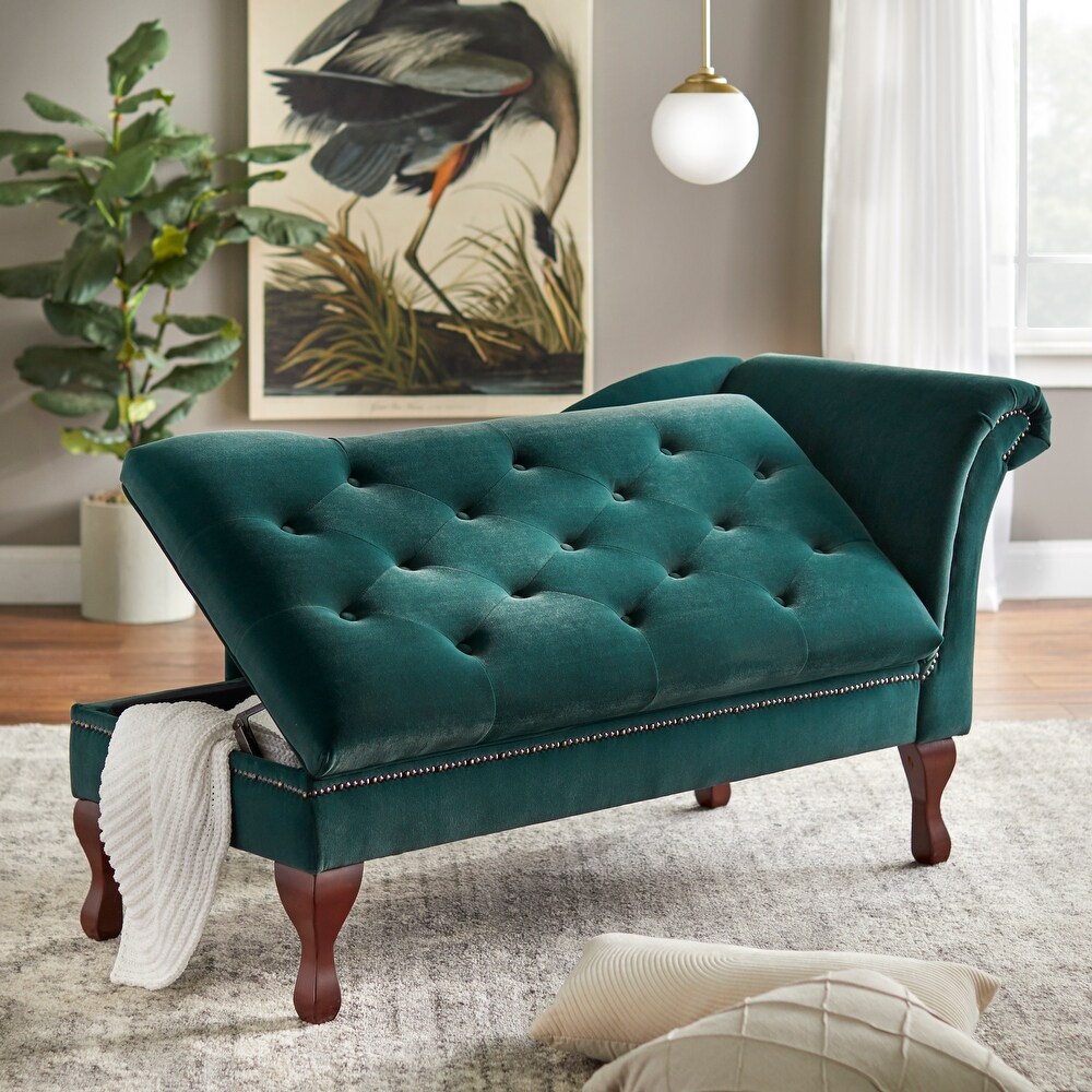 Simple Living Storage Chaise Lounge