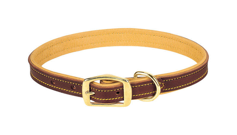 DOG LEATHER COLLAR 1X21