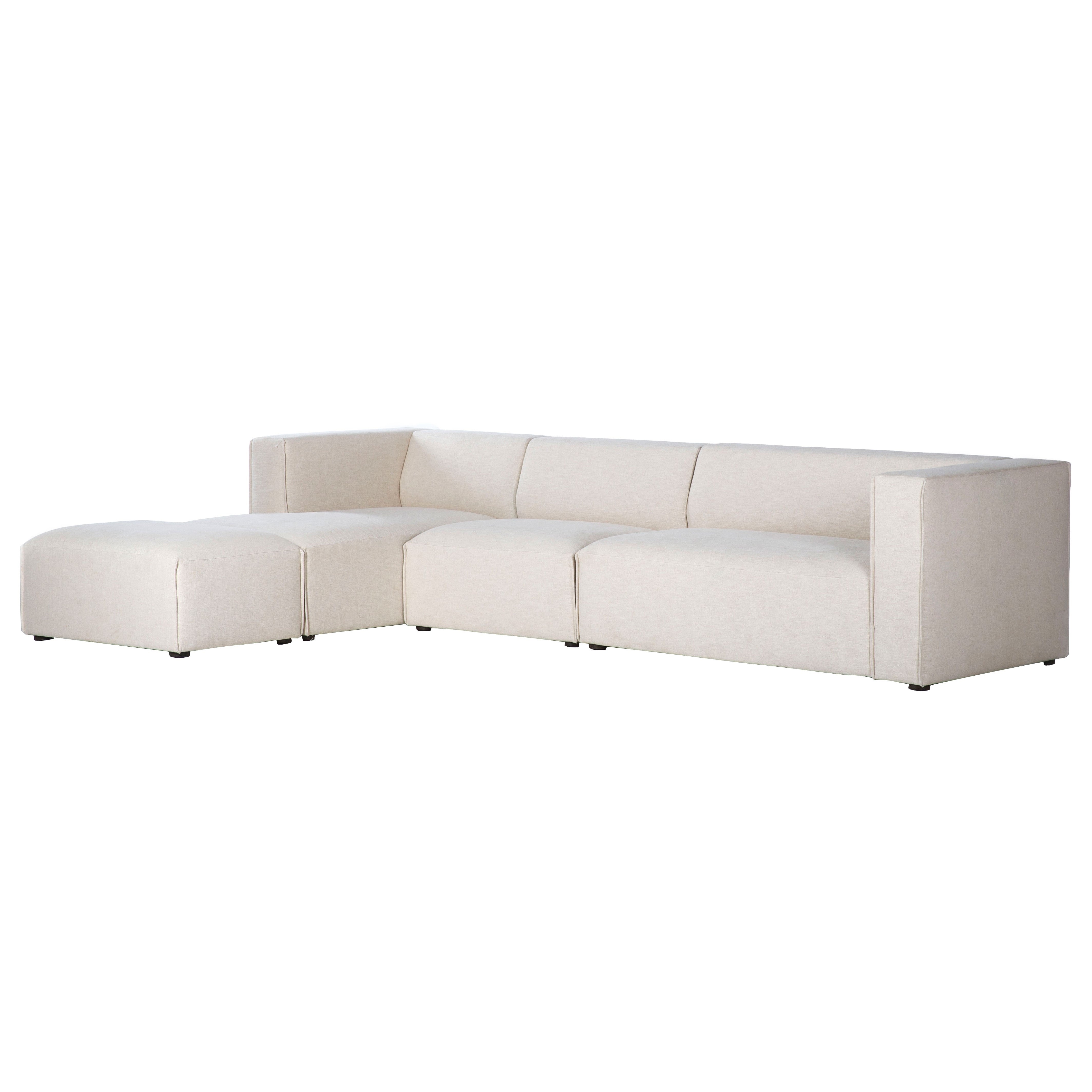 Premium Left Modular Sectional w/ Ottoman