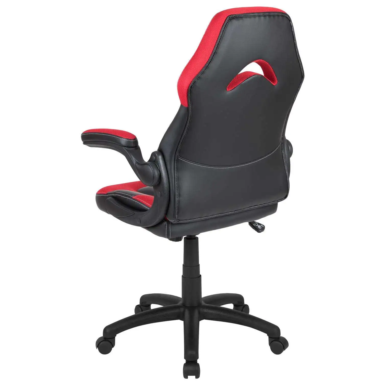 X10 Black/Red Leather/Mesh Office Chair