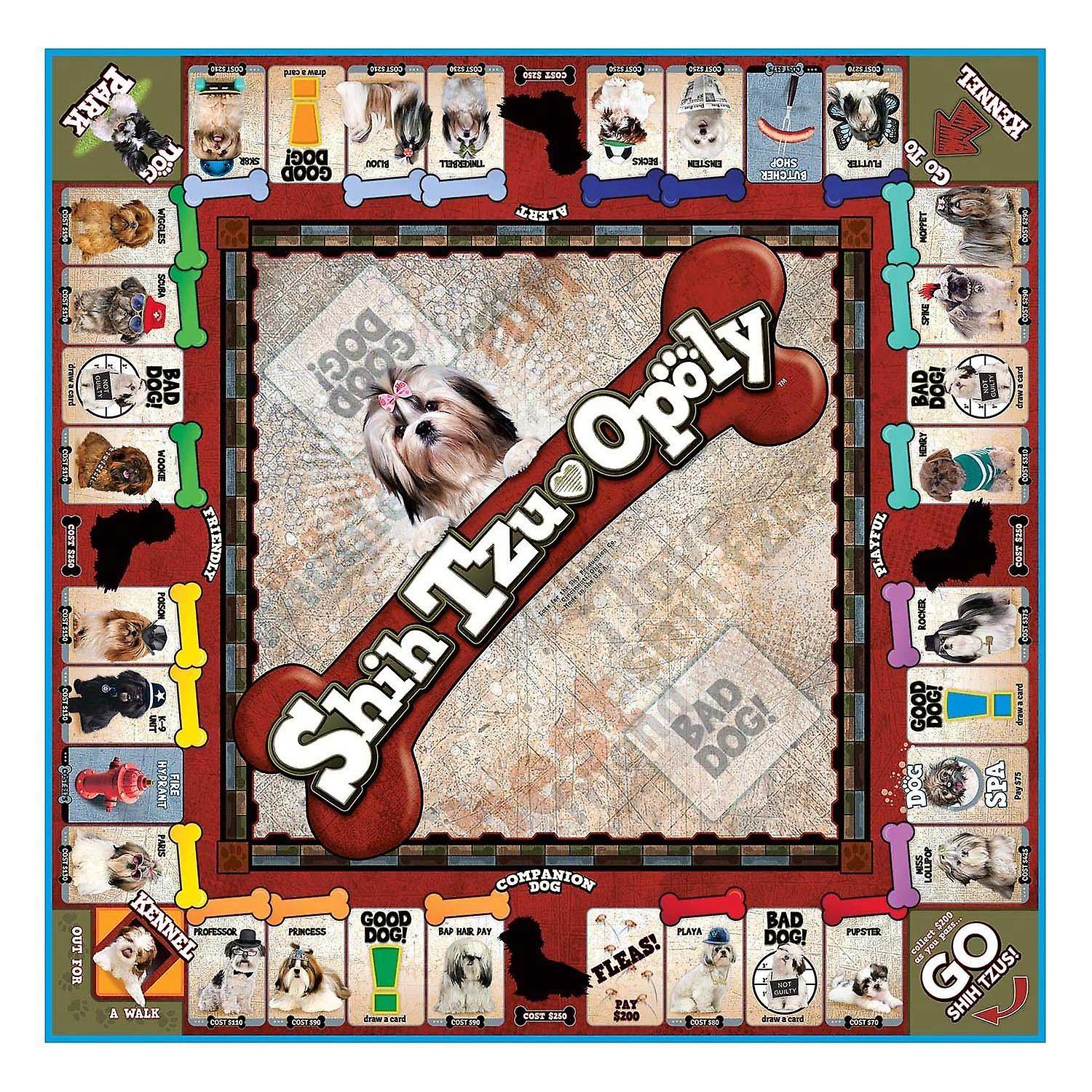 Shih Tzu-opoly Board Game