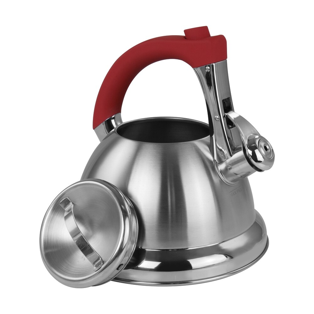 Mr. Coffee 1.8 quart Stainless Steel Whistling Tea Kettle   1.8 Quarts