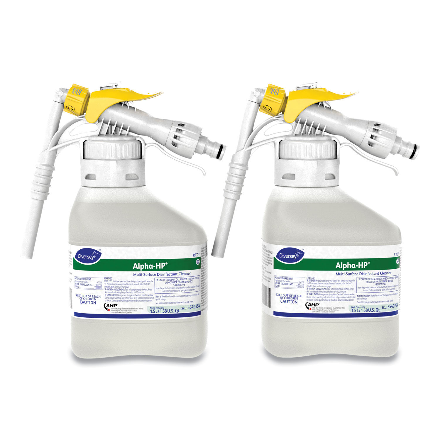 Alpha-HP Multi-Surface Disinfectant Cleaner by Diverseyandtrade; DVO5549254