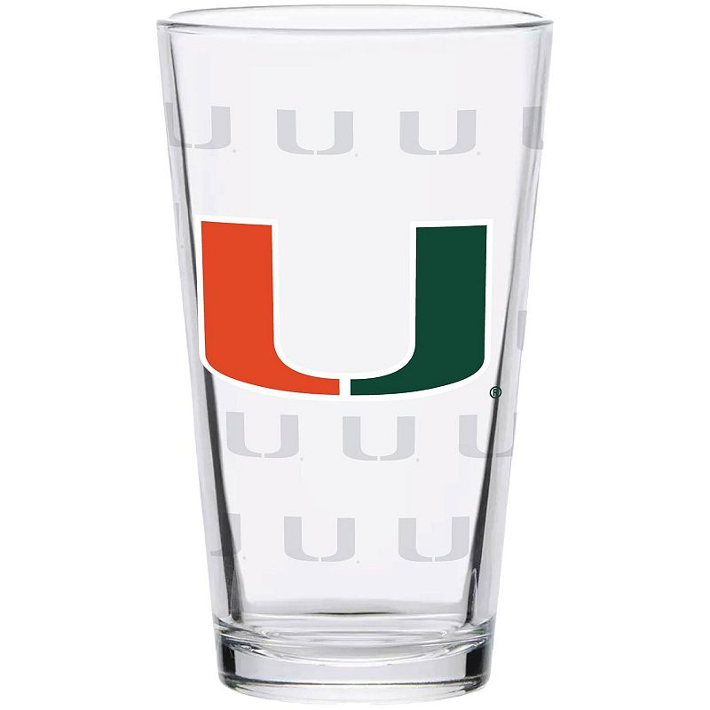 Miami Hurricanes 16oz. Repeat Alumni Pint Glass