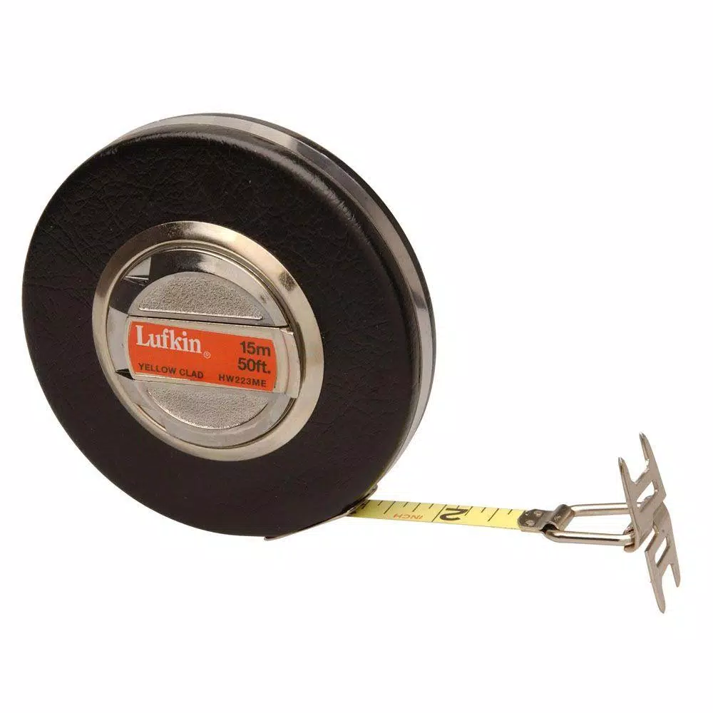 Lufkin Banner 3/8 in. x 50 ft. Yellow Clad Tape Measure and#8211; XDC Depot