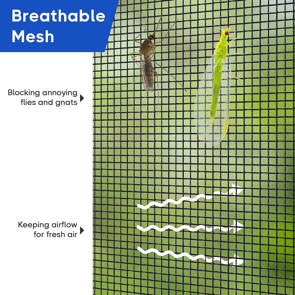 Yescom Magnetic Garage Screen Door Mosquito Netting 8x7ft