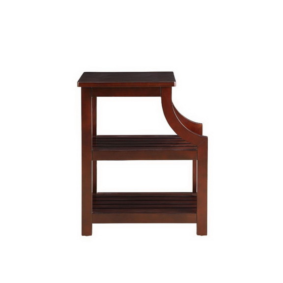 Acme 81955 Wasaki Side Table (USB)  Espresso