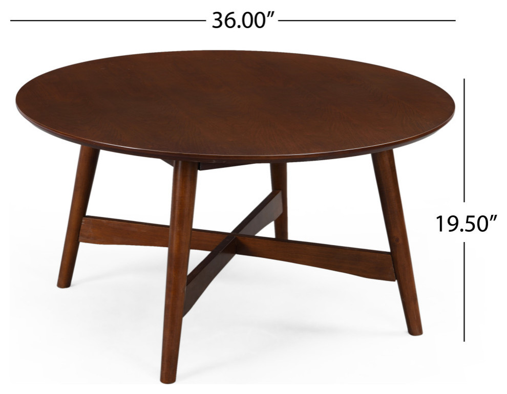 Murdock Mid Century Modern Wood Table Set   Midcentury   Coffee Table Sets   by GDFStudio  Houzz