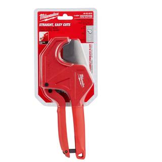 MW 1-58 in. Ratcheting Pipe with 1 in. Pex Tubing Cutter Mil (2-Piece) 48-22-4210-48-22-4204