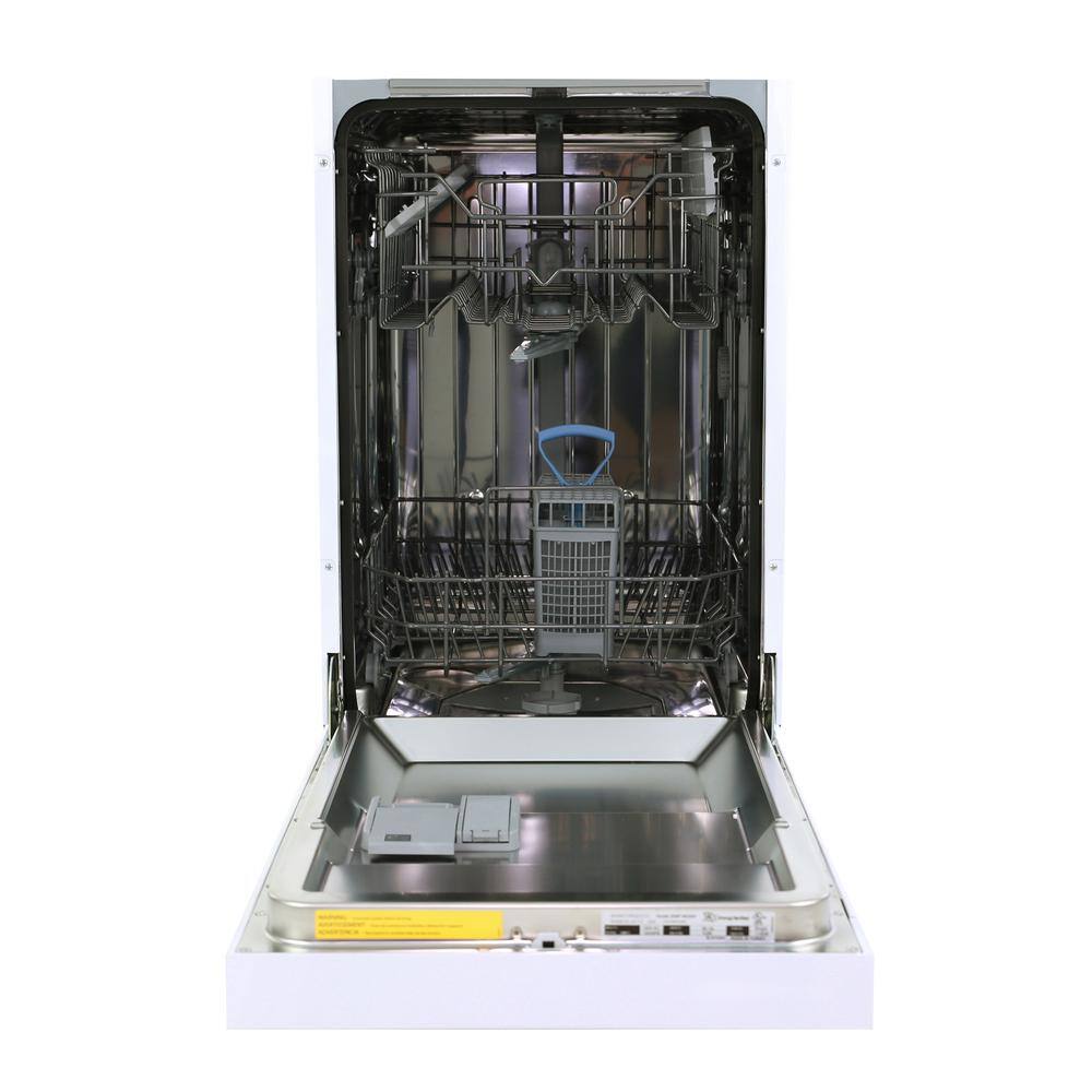 Avanti 18 in. White Built-in Dishwasher DWF18V0W