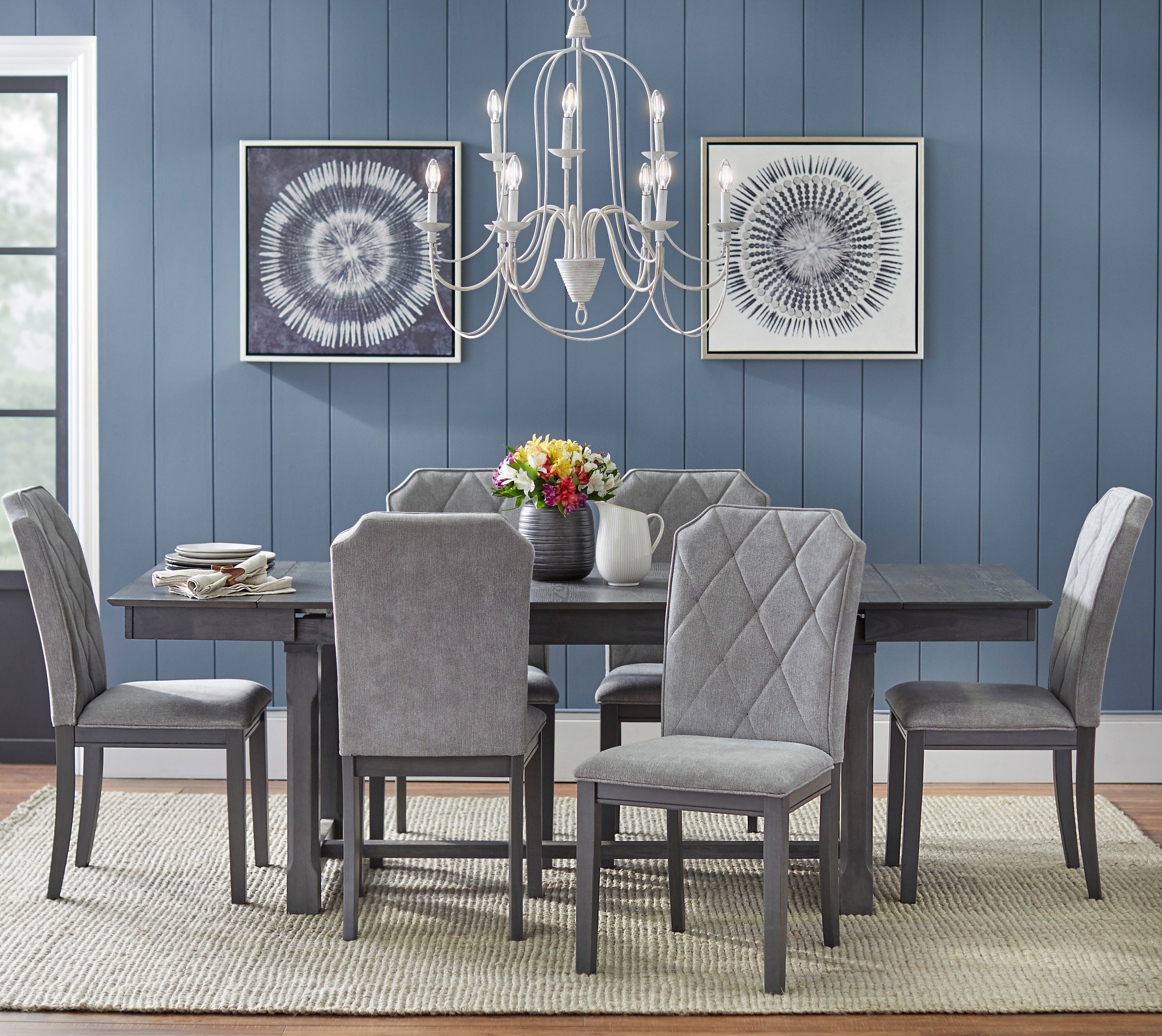 Dining Set - Riga - 7 Piece Expandable Set