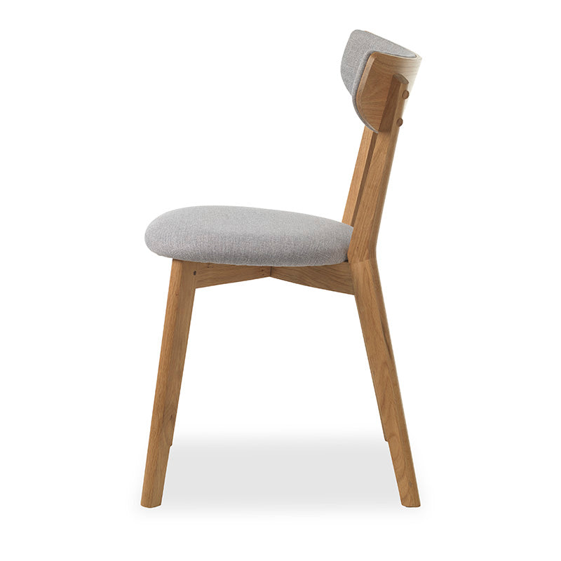 INARI Dining Chair - Oak & Light Grey