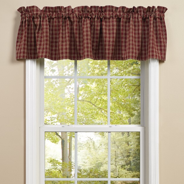 Park Designs Sturbridge Red Valance 72 x27 x27 l