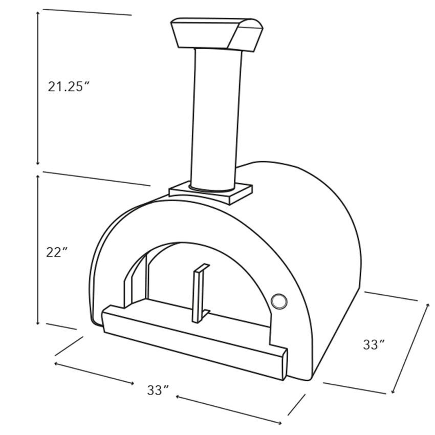 Cru Pro 60 Outdoor Wood-Fired Pizza Oven