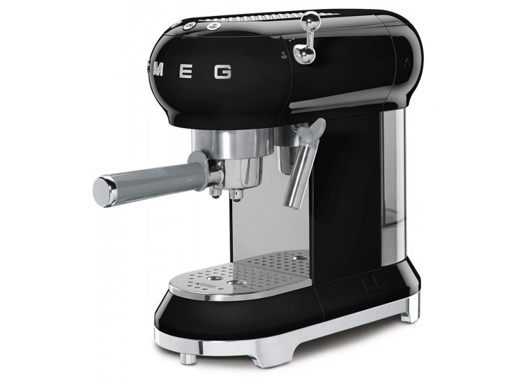 Smeg 50's Retro Style Black Espresso Machine