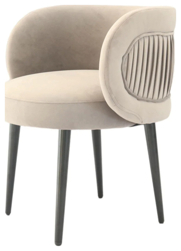 Zena Modern Gray Accent Chair   Midcentury   Armchairs And Accent Chairs   by Rustic Home Furniture Deco  Houzz