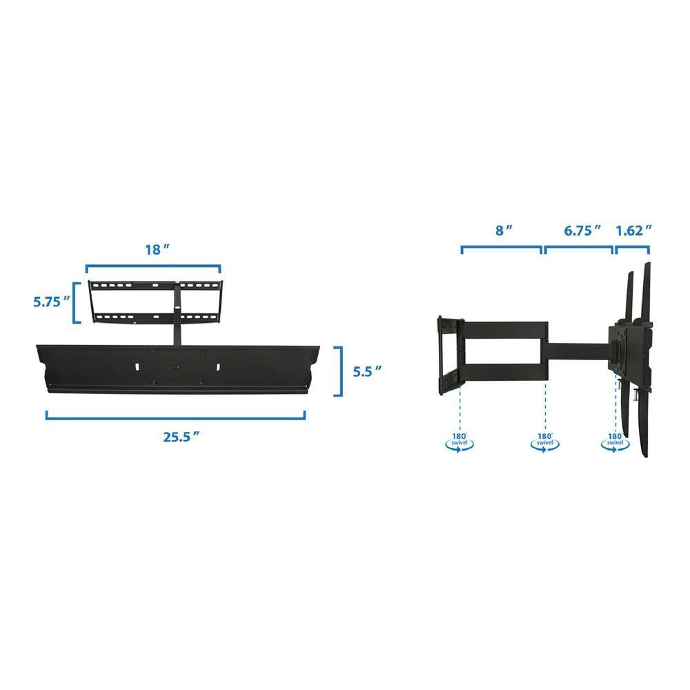 mount-it! mount-it. Full-Motion High Weight Capacity TV mount-it! for Screens up to 65 in. MI-346L