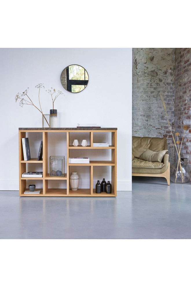 Oak Modern Console Table  Tikamoon Eyota   Transitional   Console Tables   by Oroa   Distinctive Furniture  Houzz