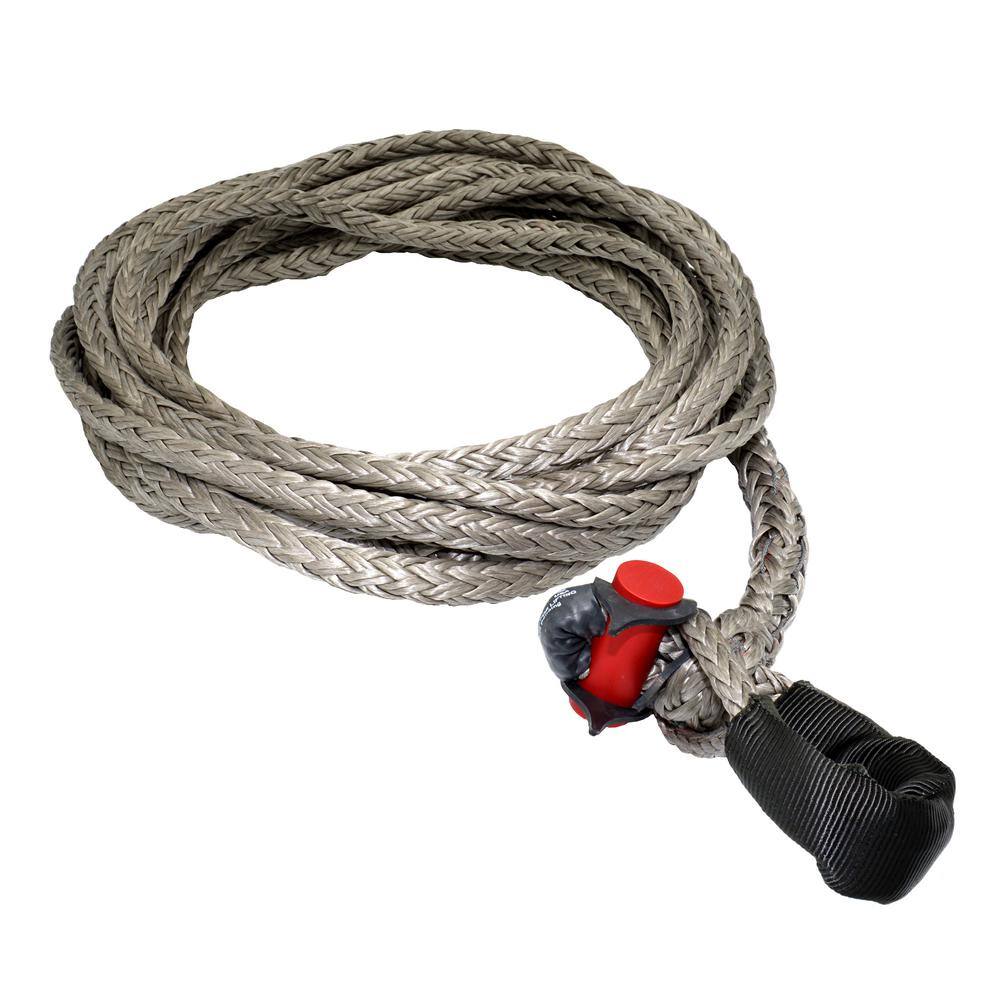 LockJaw 12 in. x 25 ft. Synthetic Winch Line Extension with Integrated Shackle 21-0500025