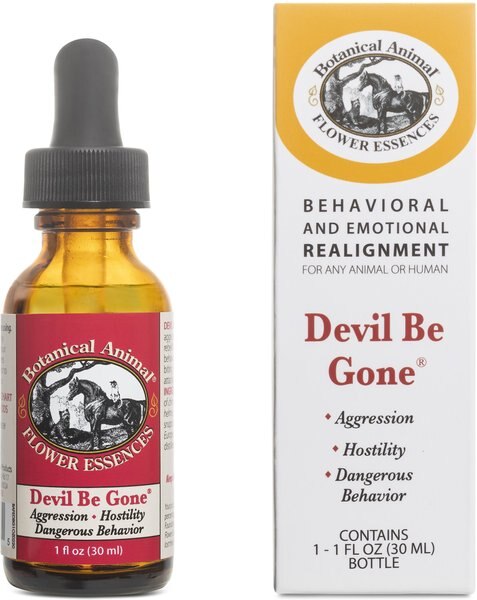 Botanical Animal Flower Essences Devil Be Gone Calming Pet Supplement