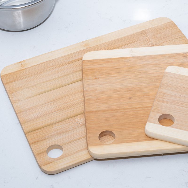 3 Piece Cutting Board Set - Durable Chopping Boards