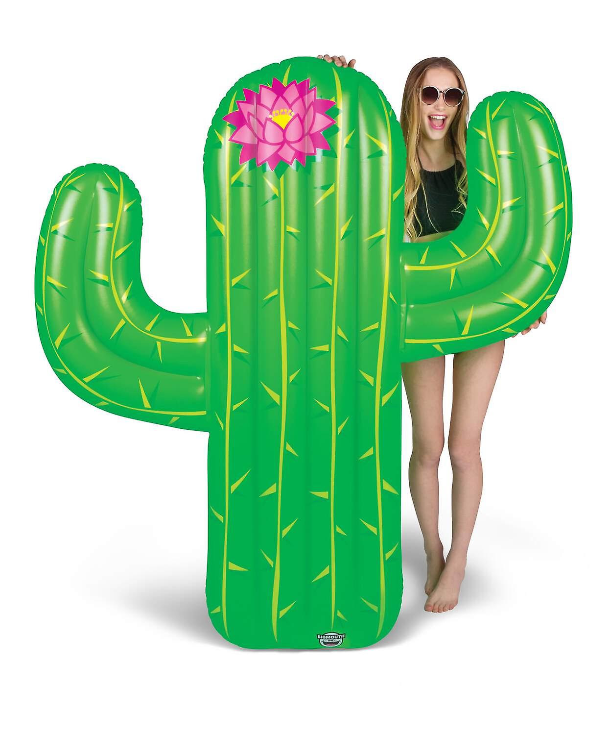 Bigmouth Inflatable Bath Mattress Floating Lounge Giant Cactus 170cm