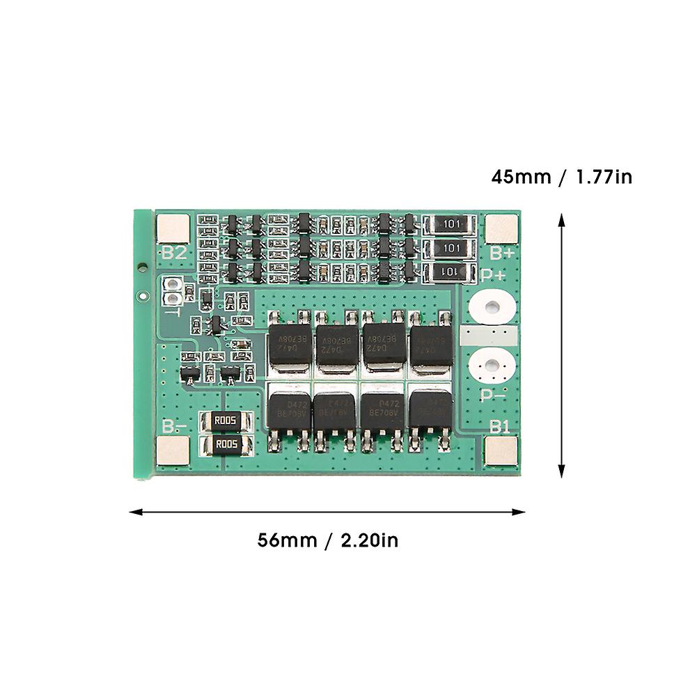 3s 12v 25a Lithium Battery Protection Board Pcb Bms With Balance Circuit