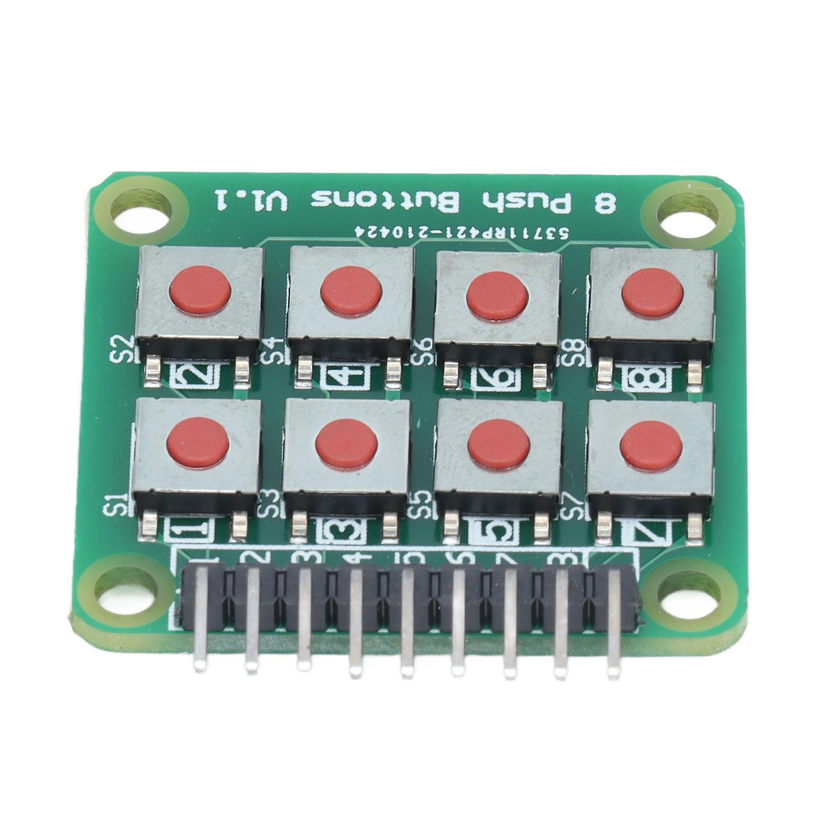 Button Key Module Keypad Board 2x4 Matrix 8 Push Micro Switch For Single Chip Microcomputer