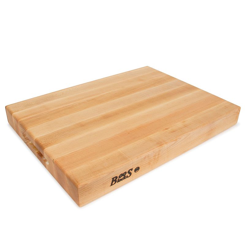 John Boos Maple Wood End Grain Cutting Board For Kitchen Prep， 20 X 15 X 2.25