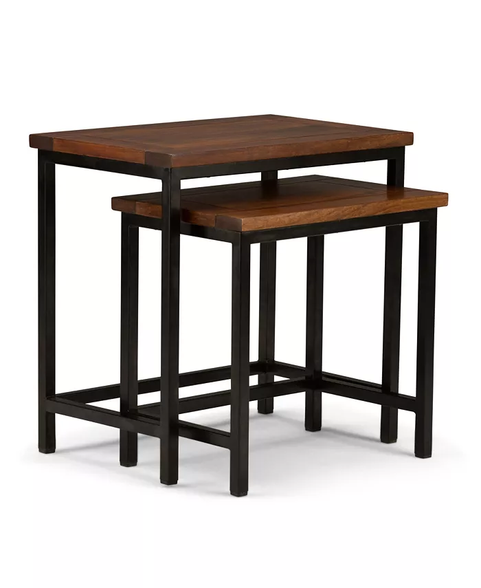 Simpli Home Skyler 2pc Nesting Tables