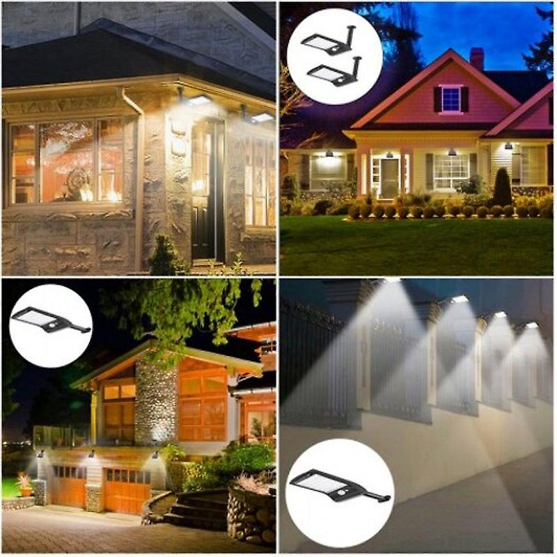 Solar Motion Sensor Light Outdoor 36 Led Super Bright Lamp Wireless Waterproof Flexible Wall Lights