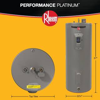 Rheem Gladiator 55 gal. Tall 12 Year 55005500-Watt Smart Electric Water Heater with Leak Detection and Auto Shutoff XE55T12CS55U0