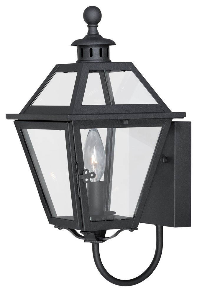 Vaxcel T0078 Nottingham   One Light Outdoor Wall Lantern   Transitional   Outdoor Wall Lights And Sconces   by Hayneedle  Houzz