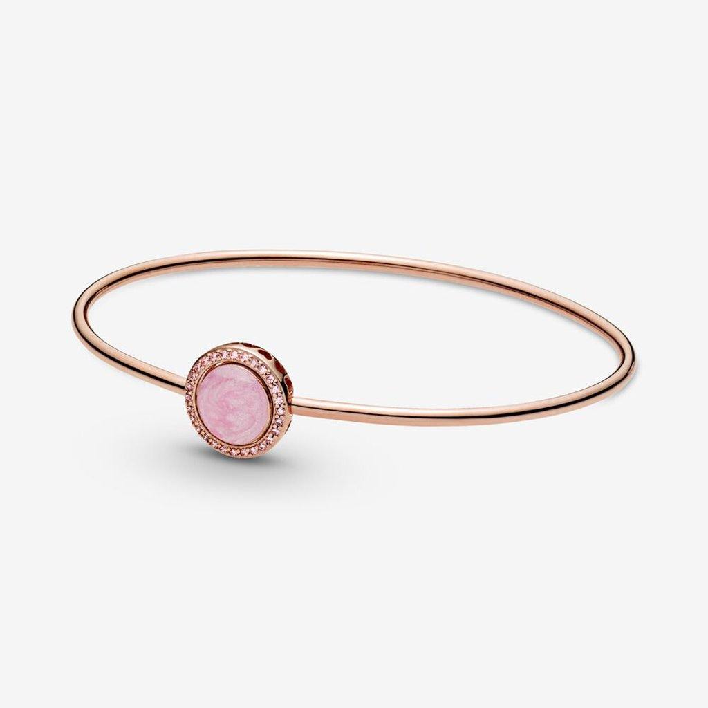 PANDORA  Pink Swirl Bangle