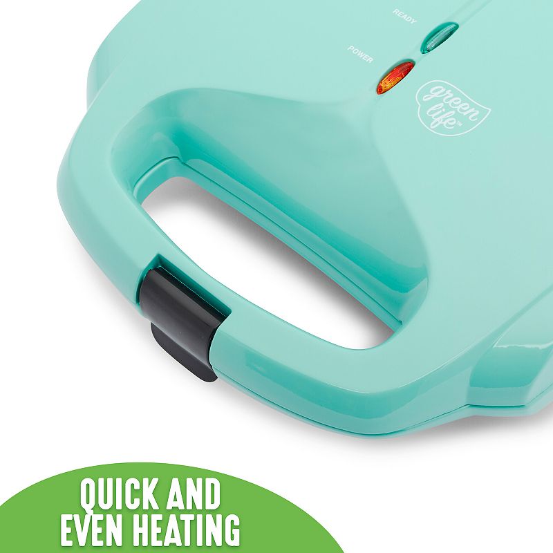 GreenLife Sandwich Pro PFAS-Free Ceramic Nonstick Sandwich Maker