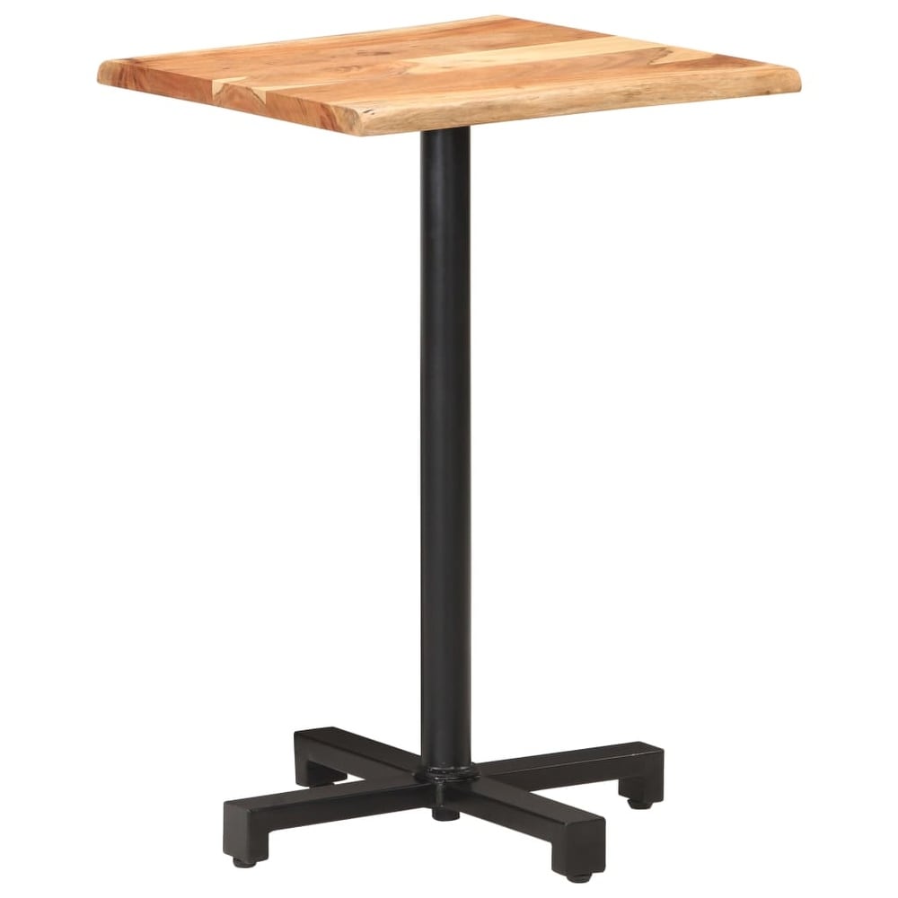 vidaXL Bistro Table with Live Edges 19.7\