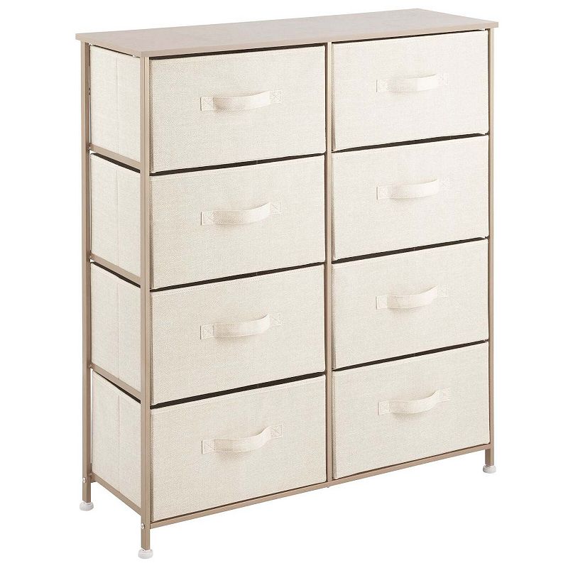 mDesign Vertical Dresser Storage Tower with 8 Drawers